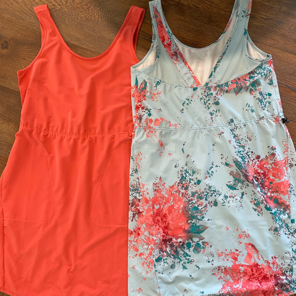 Merrell Teal and Coral Patterned Fabric